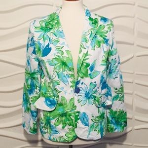 3/$18🌹🌹 Sz 14 Beautiful Blazer 3/4 Sleeves